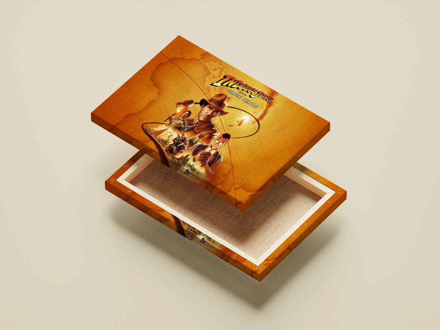 Indiana Jones and the Great Circle (film) Main Subject: Indiana Jones and the Great Circle (film) Canvas wall art —