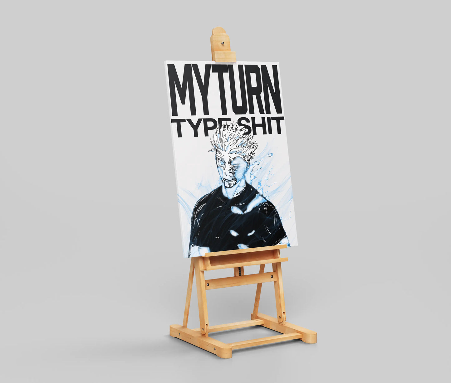 My Turn Type Sh*t Poster – Anime Manga Style Wall Art | Bold Motivational Artwork