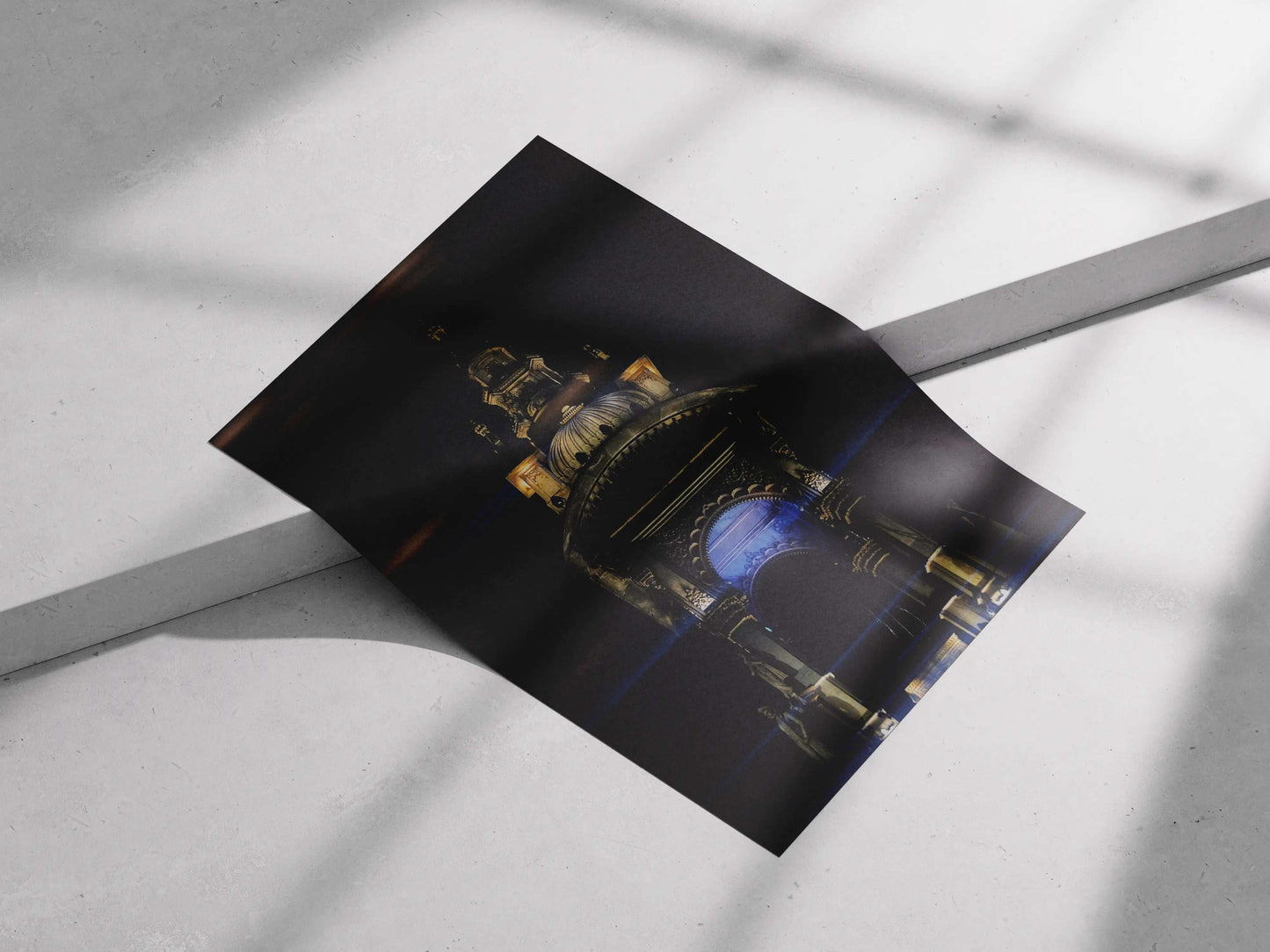 Architectural Elegance: A Timeless Structure Illuminated