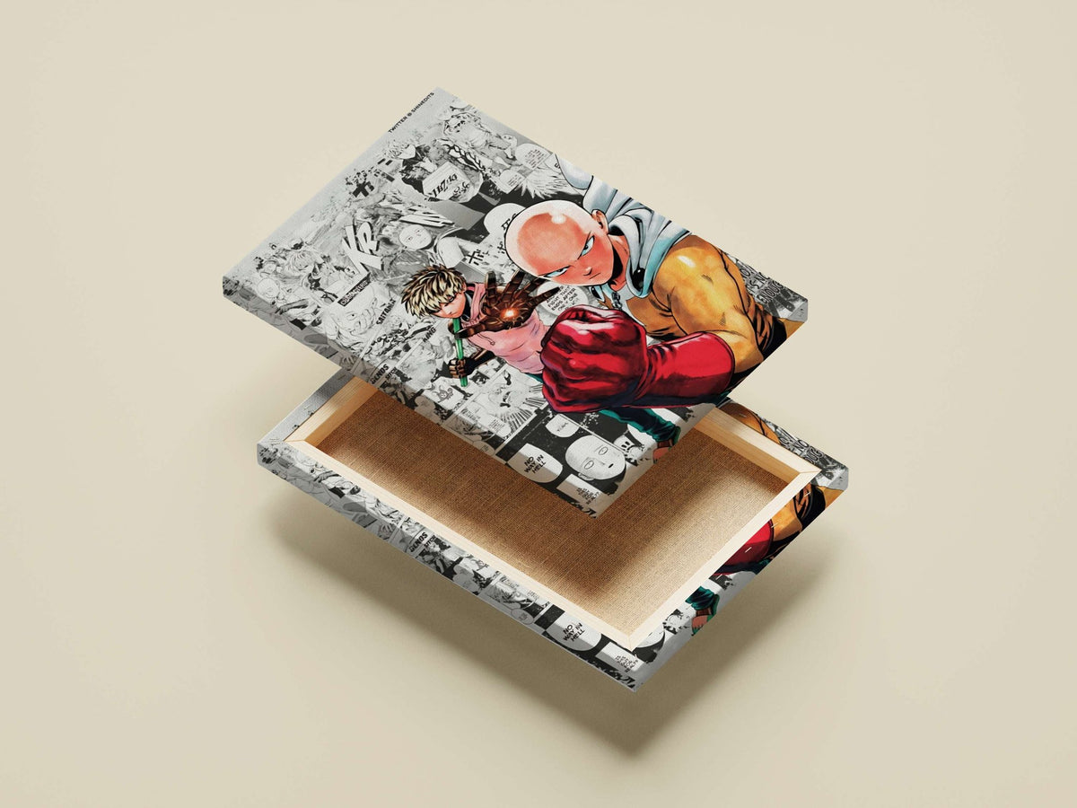 Saitama and Genos from One Punch Man Saitama & Genos - Powerhouse Duo Poster