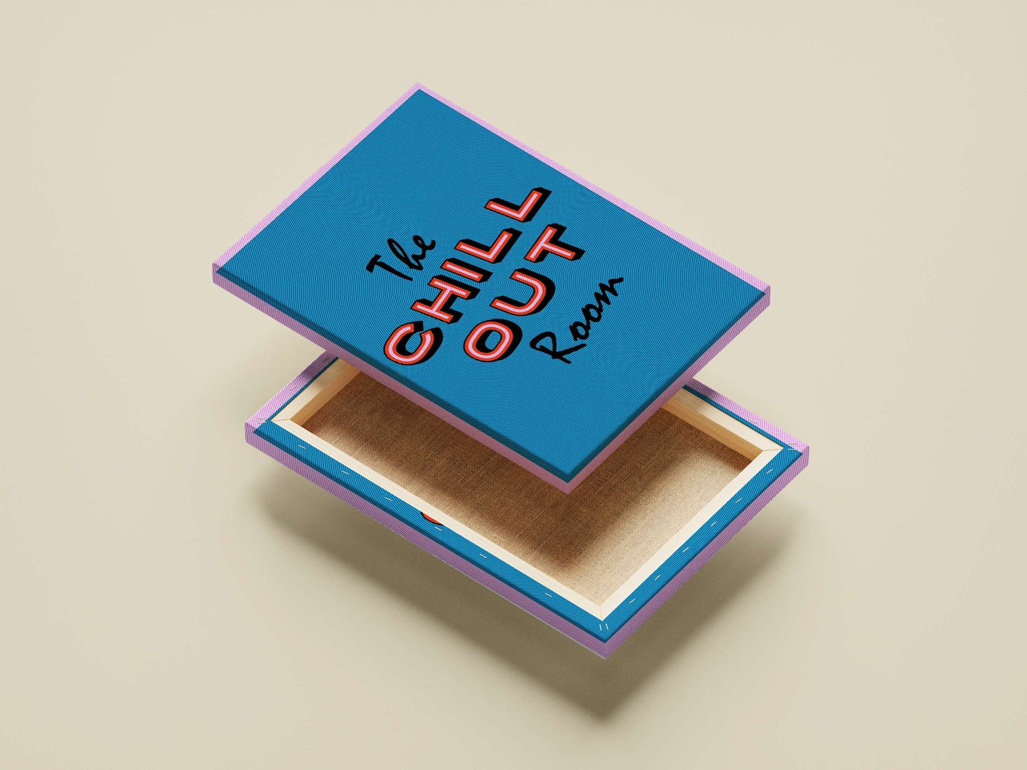 The Chill Out Room Main Subject: The Chill Out Room Canvas wall art — Art wall art India | PosterBoizz