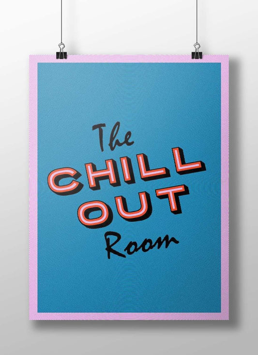 The Chill Out Room Main Subject: The Chill Out Room Matte BoizzBoard rigid print — Art wall art India | PosterBoizz
