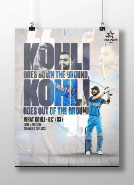 Virat Kohli - Cricket Legend Poster