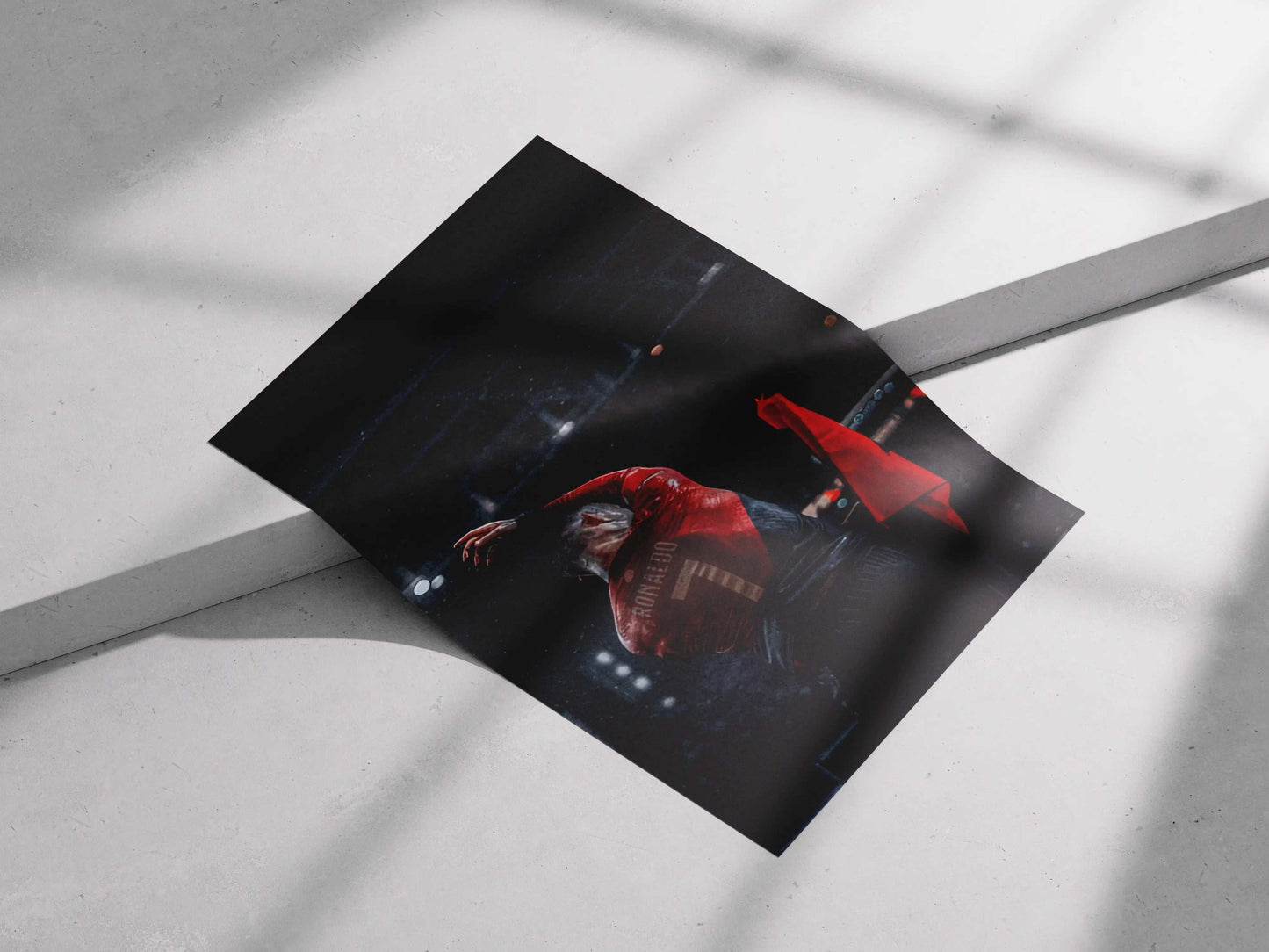 Cristiano Ronaldo Manchester United Poster – Iconic Celebration Wall Art Print