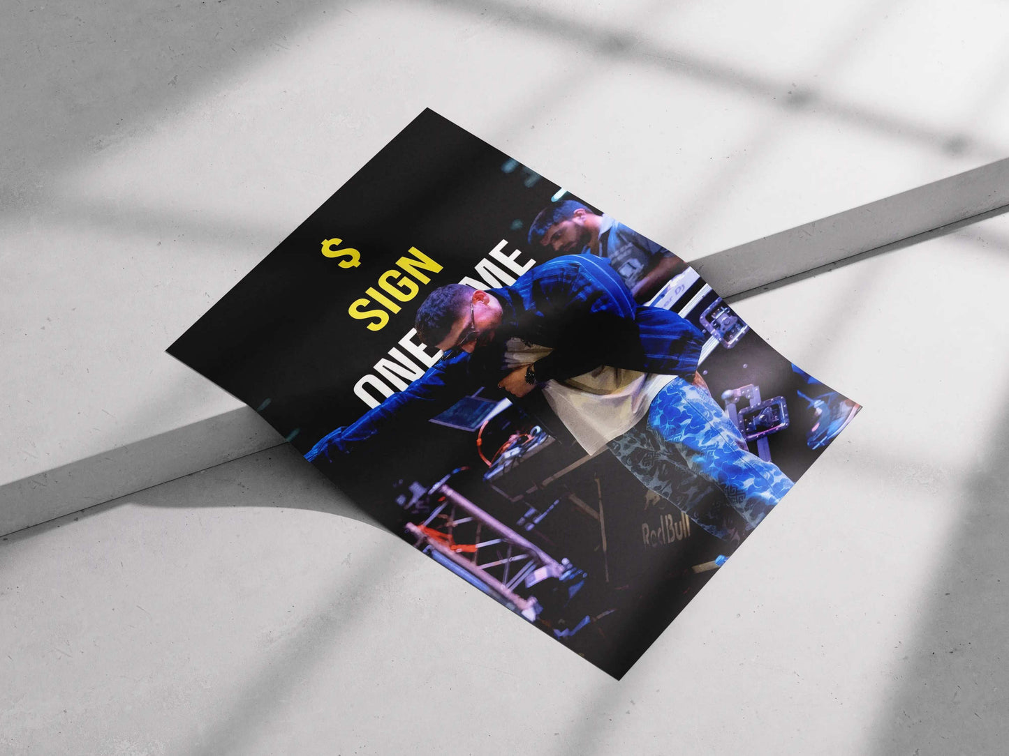 $ign OneTime Live Performance Poster – Desi Hip-Hop Concert Wall Art | Rap Stage Swag Print