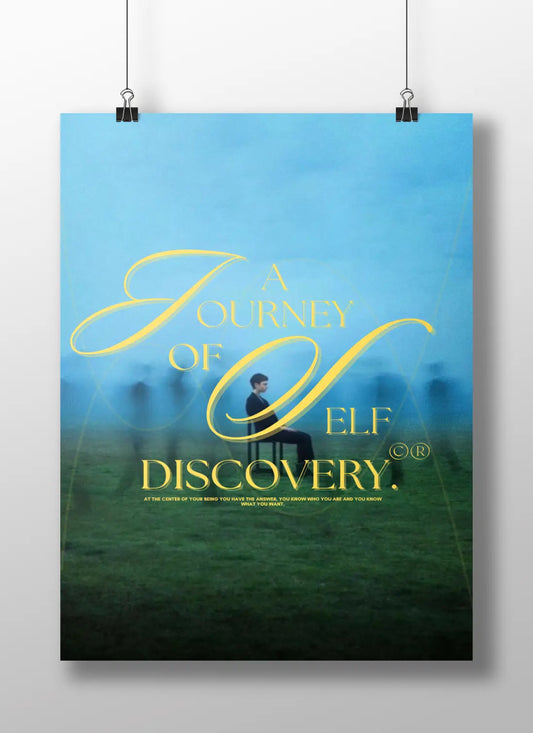 "A Journey of Self Discovery" Minimalist Art Print