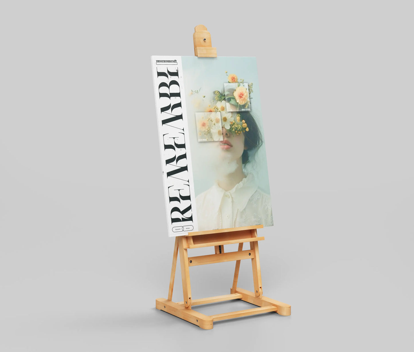 Remember - Aesthetic Floral Surrealism Poster | Blossom & Decay Art Print