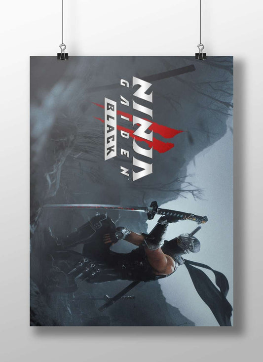 Ryu Hayabusa (Ninja Gaiden franchise) Main Subject: Ryu Hayabusa (Ninja Gaiden franchise) Matte BoizzBoard rigid print —