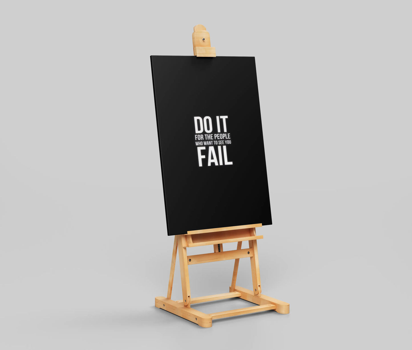 Do It for the Haters Motivational Poster | Bold Minimalist Typography Wall Art
