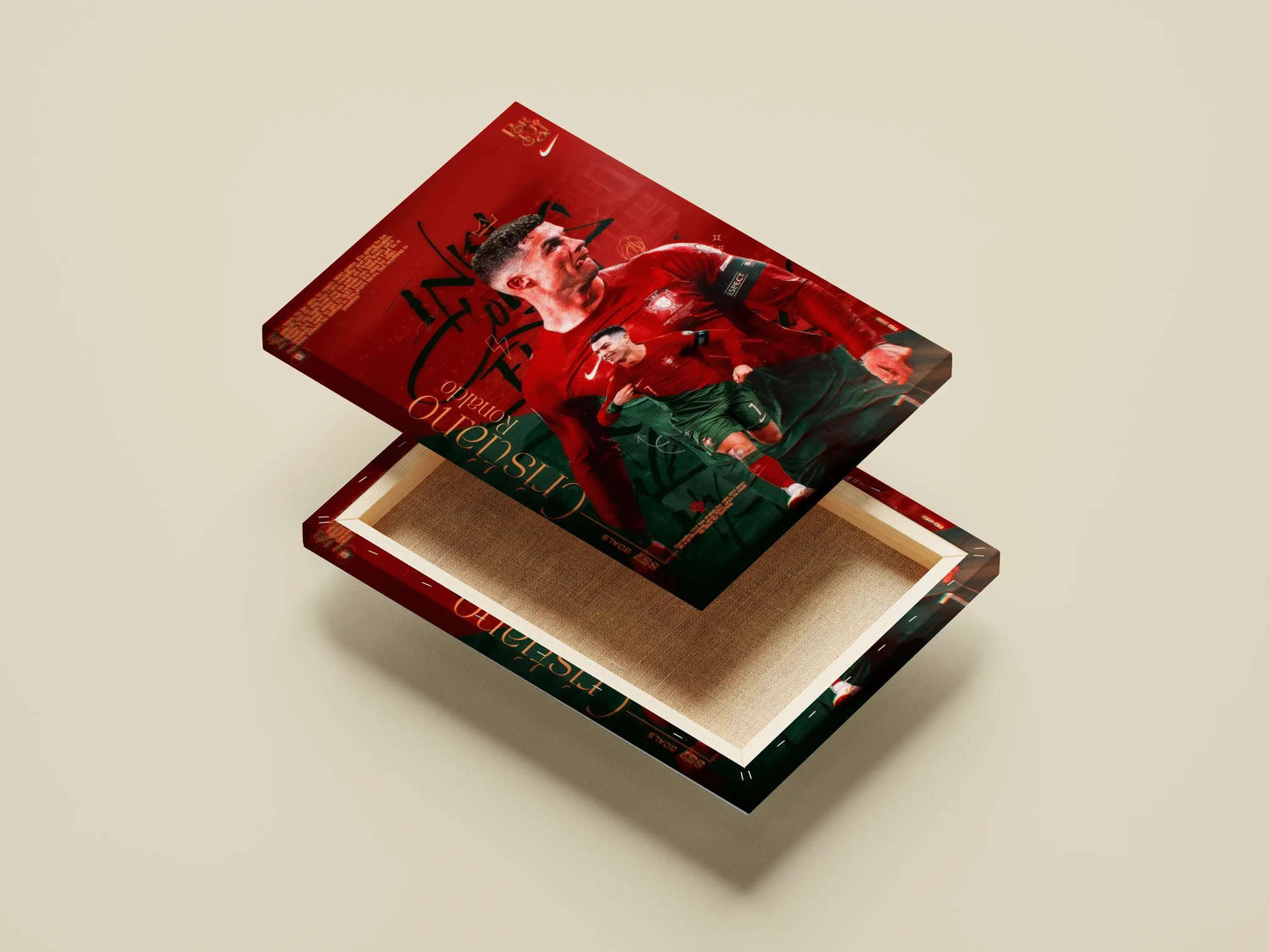 Cristiano Ronaldo Portugal Poster – Iconic Football Wall Art | CR7 Captain Tribute Print
