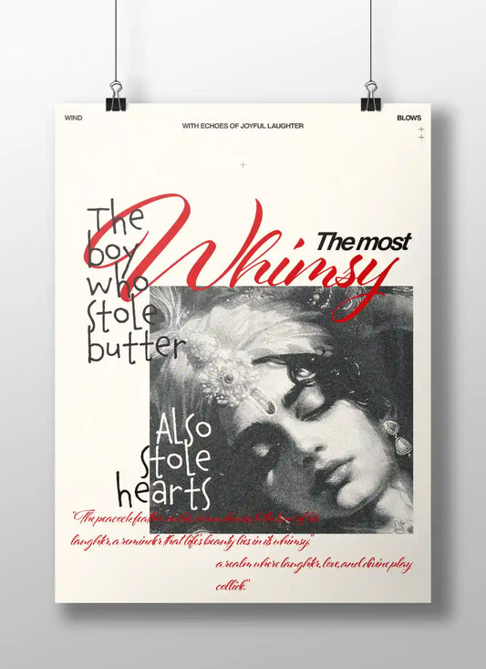Whimsy – Krishna Childhood Poster | The Boy Who Stole Butter & Hearts