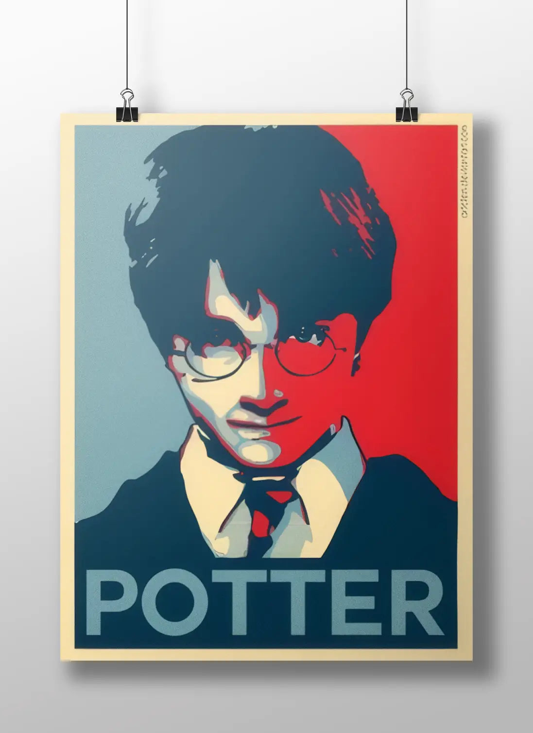 Harry Potter Pop Art "POTTER" Iconic Character Print - Hope Style Fan Art Poster