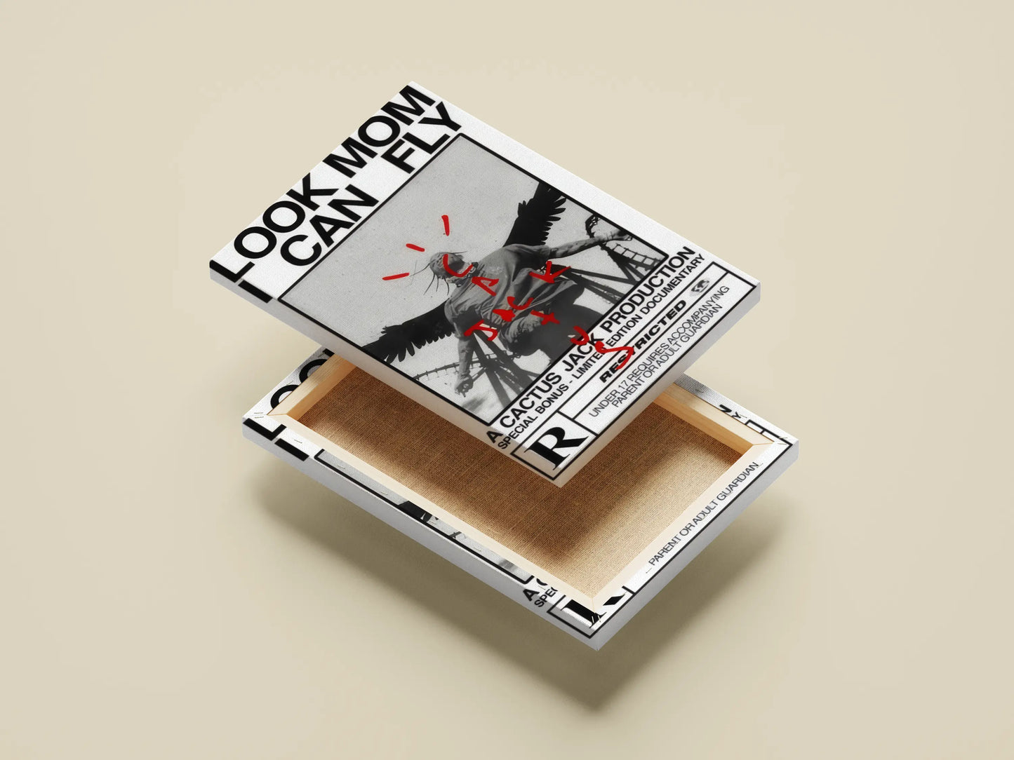 Look Mom I Can Fly Poster | Travis Scott Documentary Style Wall Art