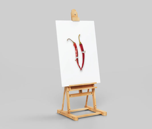 Seedhe Maut – TT/SHUTDOWN Cover Art Poster | Minimalist Red Chili Design for Desi Hip-Hop Fans