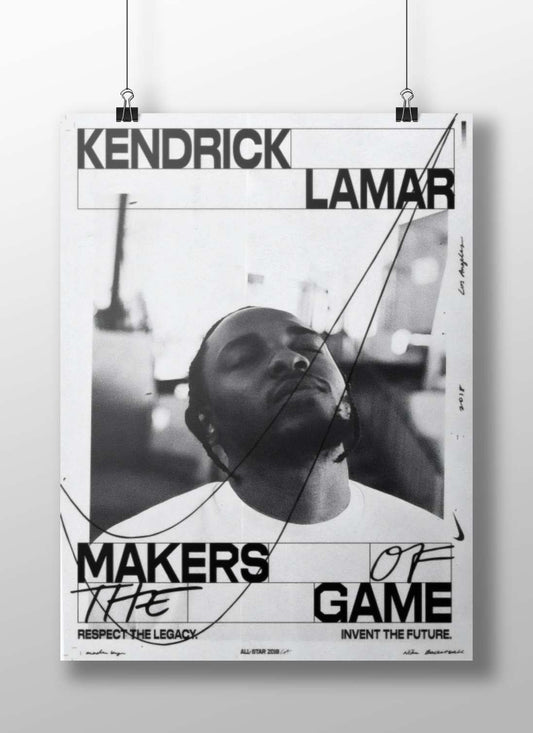Kendrick Lamar - Legend Pop Art Poster