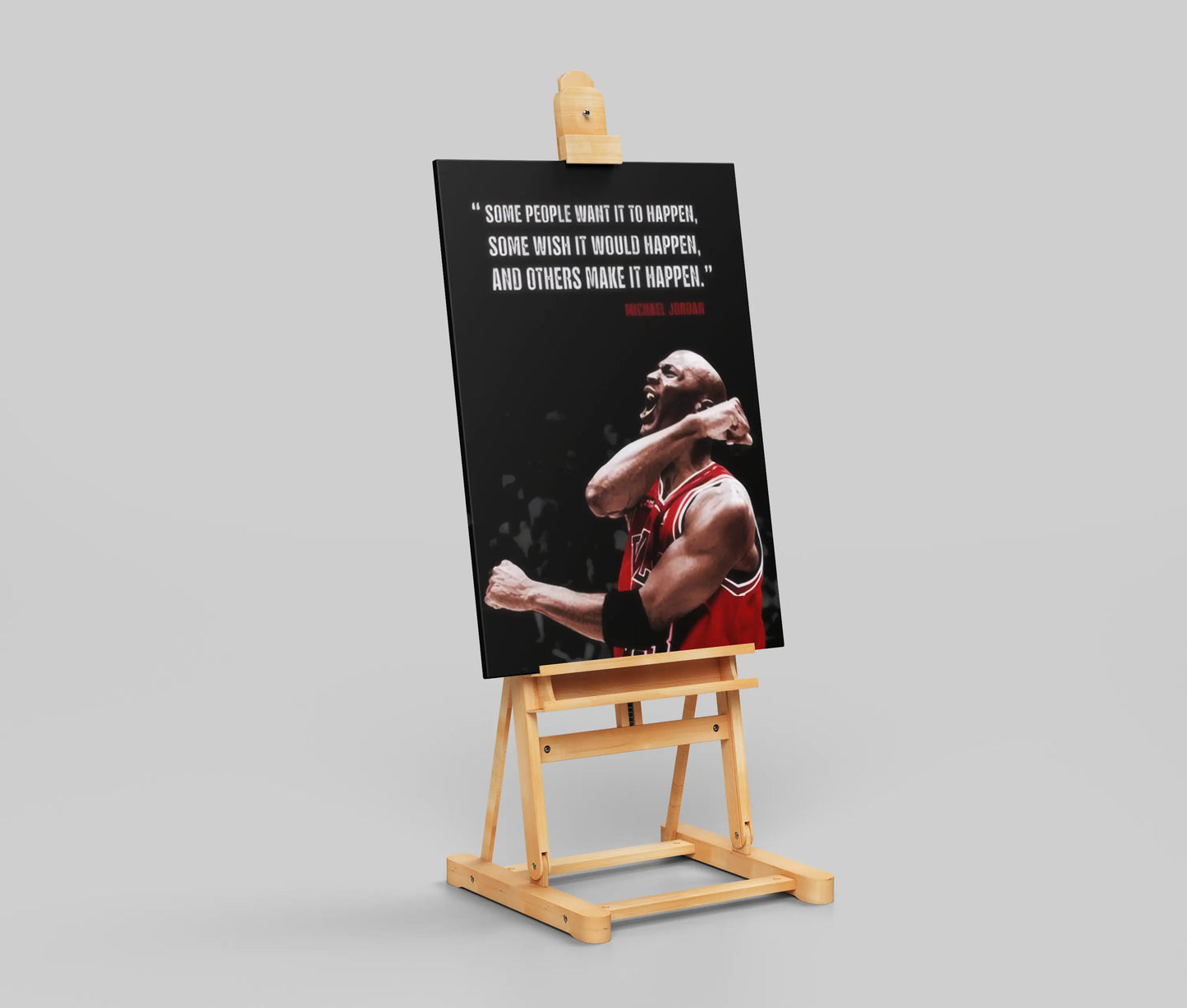 Michael Jordan Motivational Quote Poster | Basketball Legend Wall Art Print