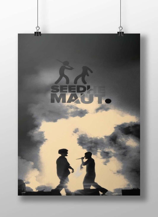 Seedhe Maut (Indian film) Seedhe Maut - Raw Emotion Vintage Poster