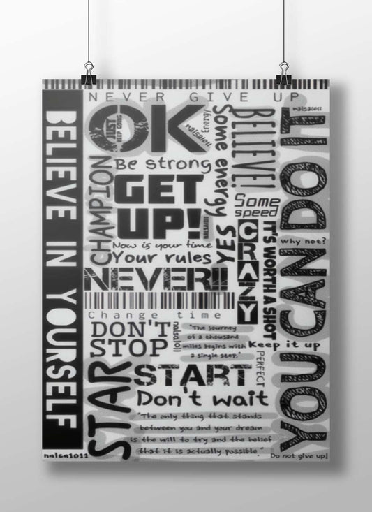 Don'T Stop - Endure Perseverance Poster