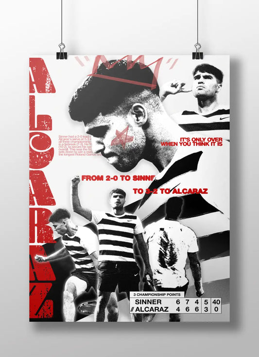 Carlos Alcaraz vs Jannik Sinner – Epic Comeback at Roland Garros