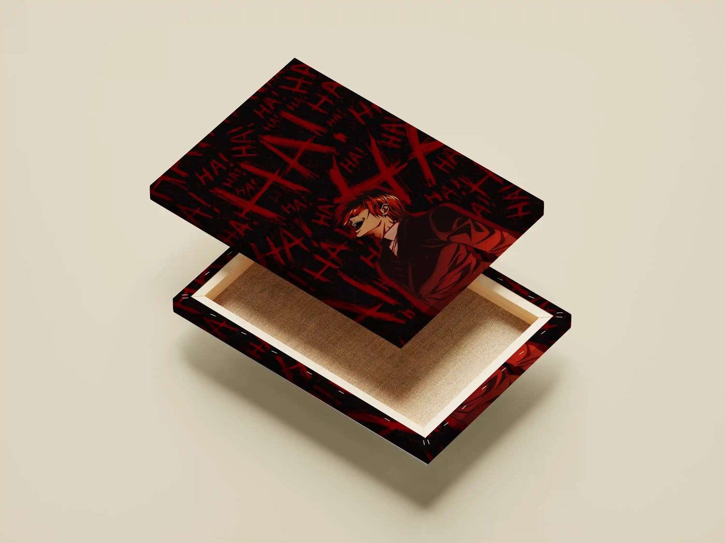 Death Note Light Yagami "HA!" Maniacal Laugh Anime Poster - Kira Psychological Thriller Art Print