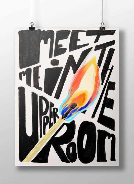 Lit candle flame Main Subject: Lit candle flame Matte BoizzBoard rigid print — Art wall art India | PosterBoizz