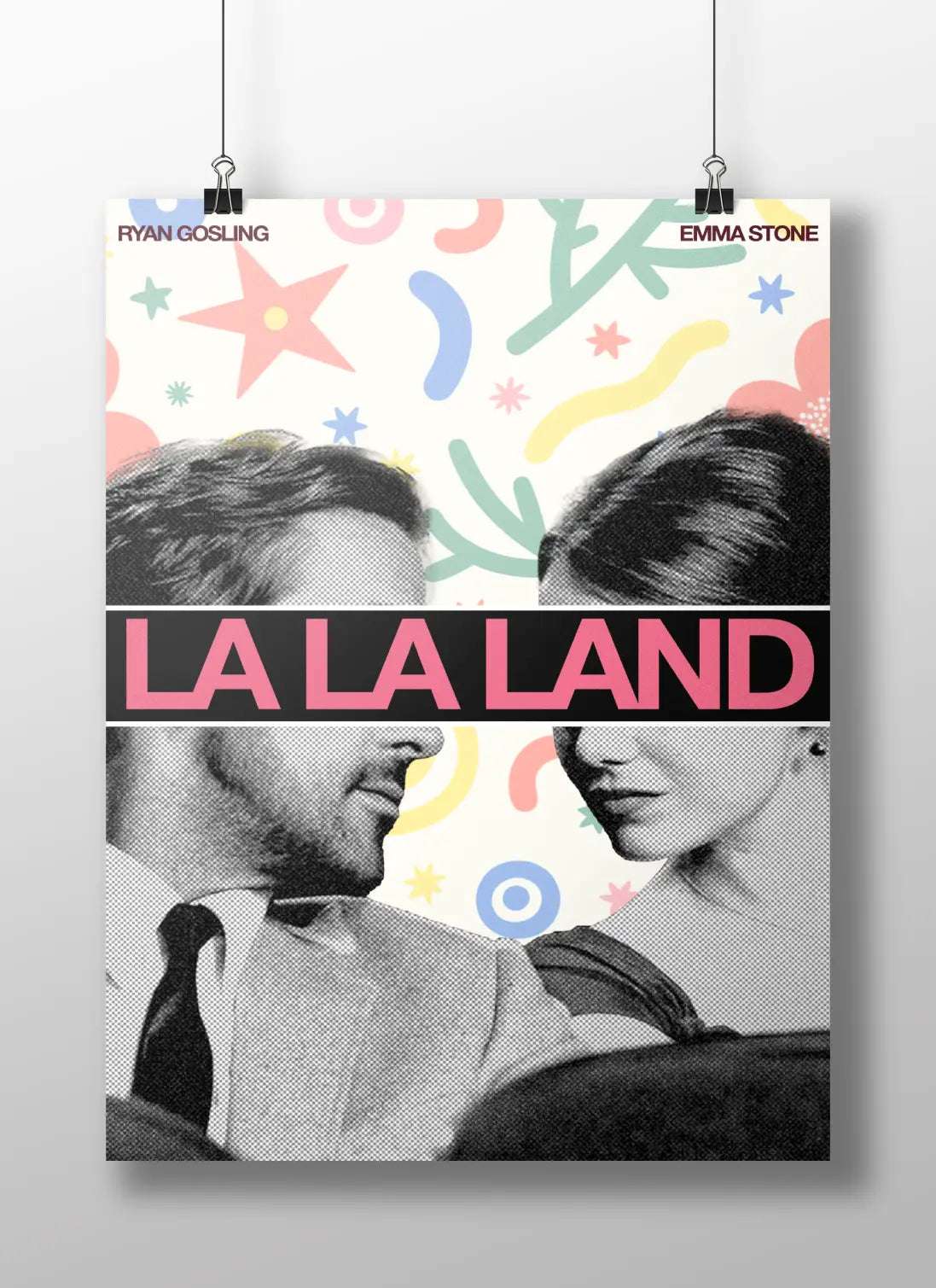 La La Land Movie Poster Collection | Ryan Gosling & Emma Stone Art Print