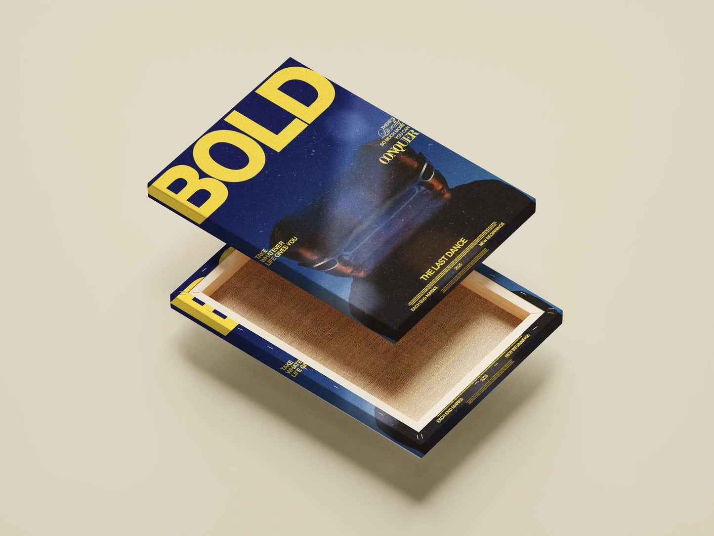 "BOLD: The Last Dance" Motivational Cyberpunk Art Poster