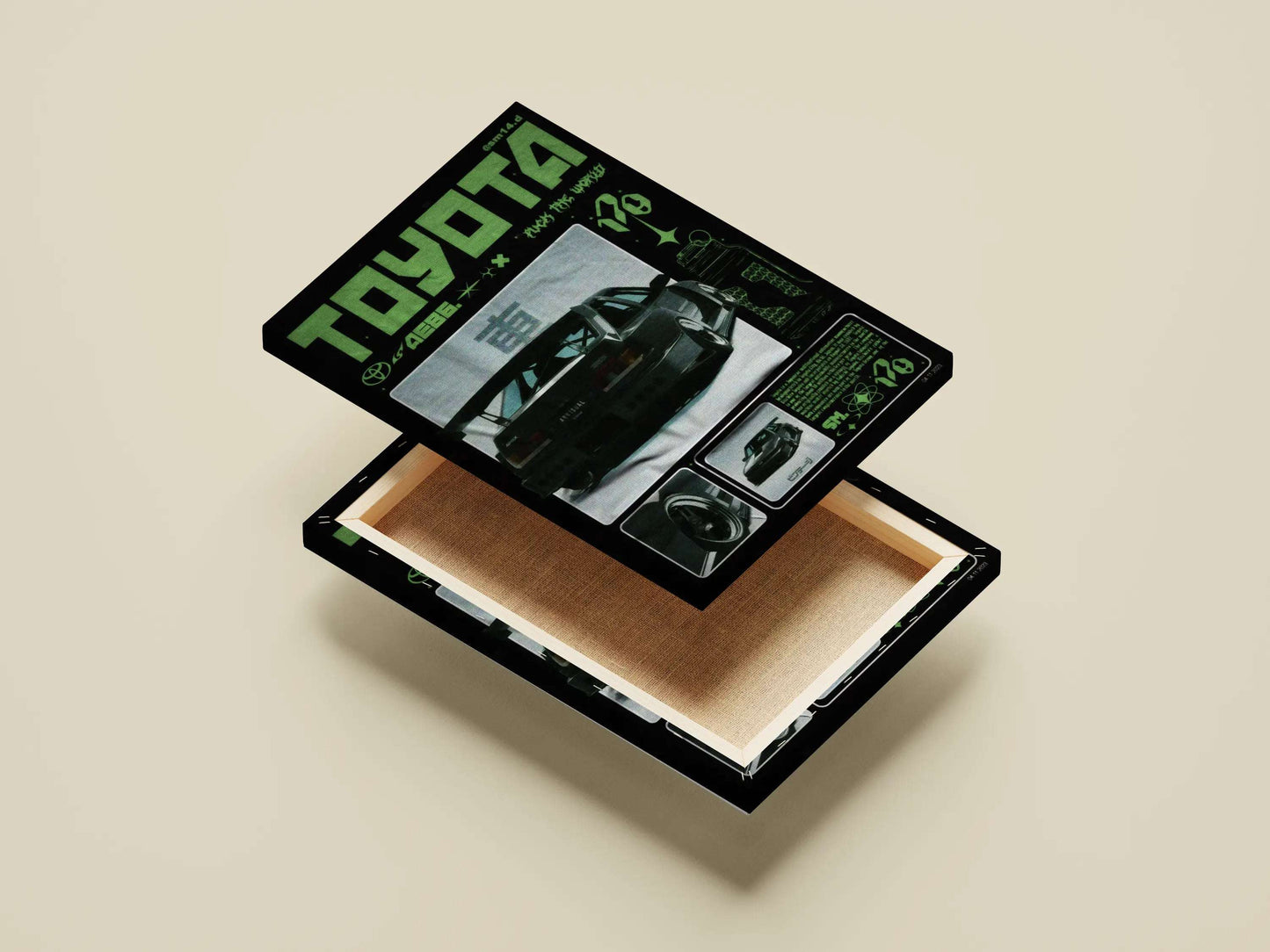 Toyota AE86 JDM Poster – Drift Car Art for Garage, Gamers & Car Enthusiasts