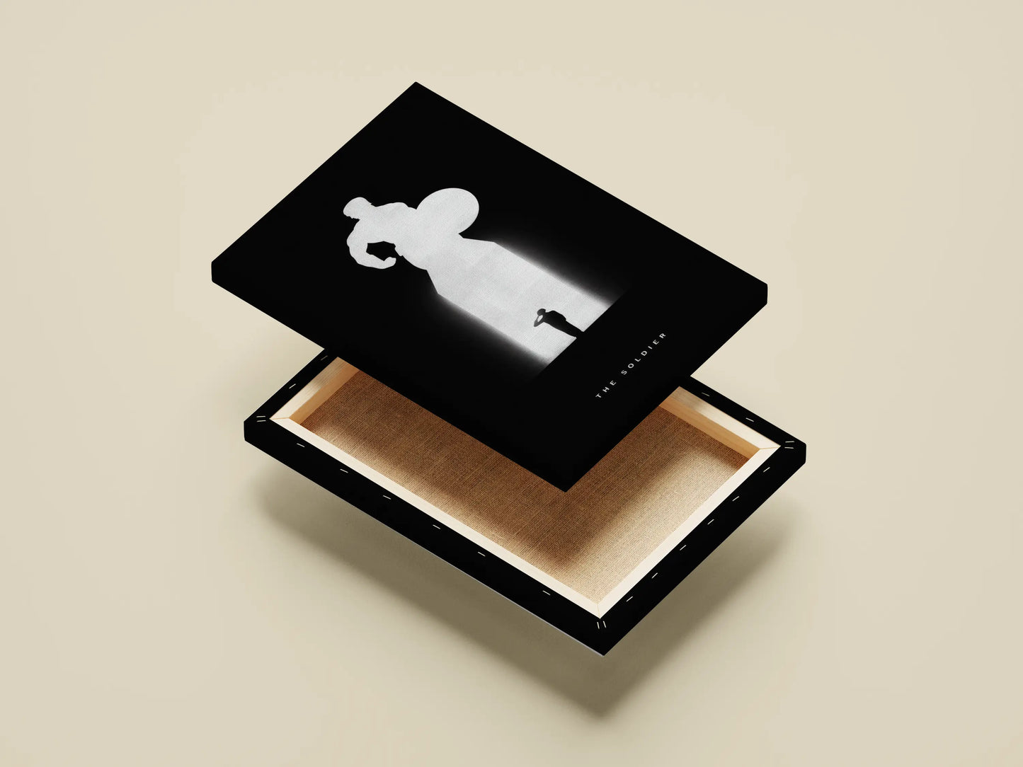 Captain America "The Soldier" Minimalist Art Poster - Steve Rogers Marvel Cinematic Universe Print