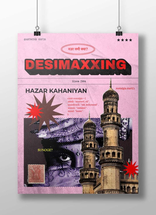Hazar Kahaniyan and Desimaxxing branding Main Subject: Hazar Kahaniyan and Desimaxxing branding Matte BoizzBoard rigid print