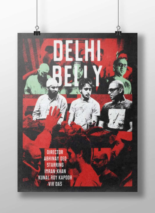 Delhi Belly (2011 Indian film directed by Abhinay Deo) Delhi Belly - Comedy Chaos Poster