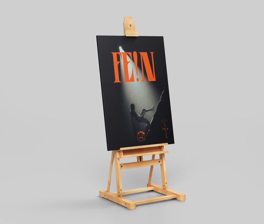 FE!N Travis Scott Poster | Dark Rap Art Print for Hip-Hop Fans & Collectors