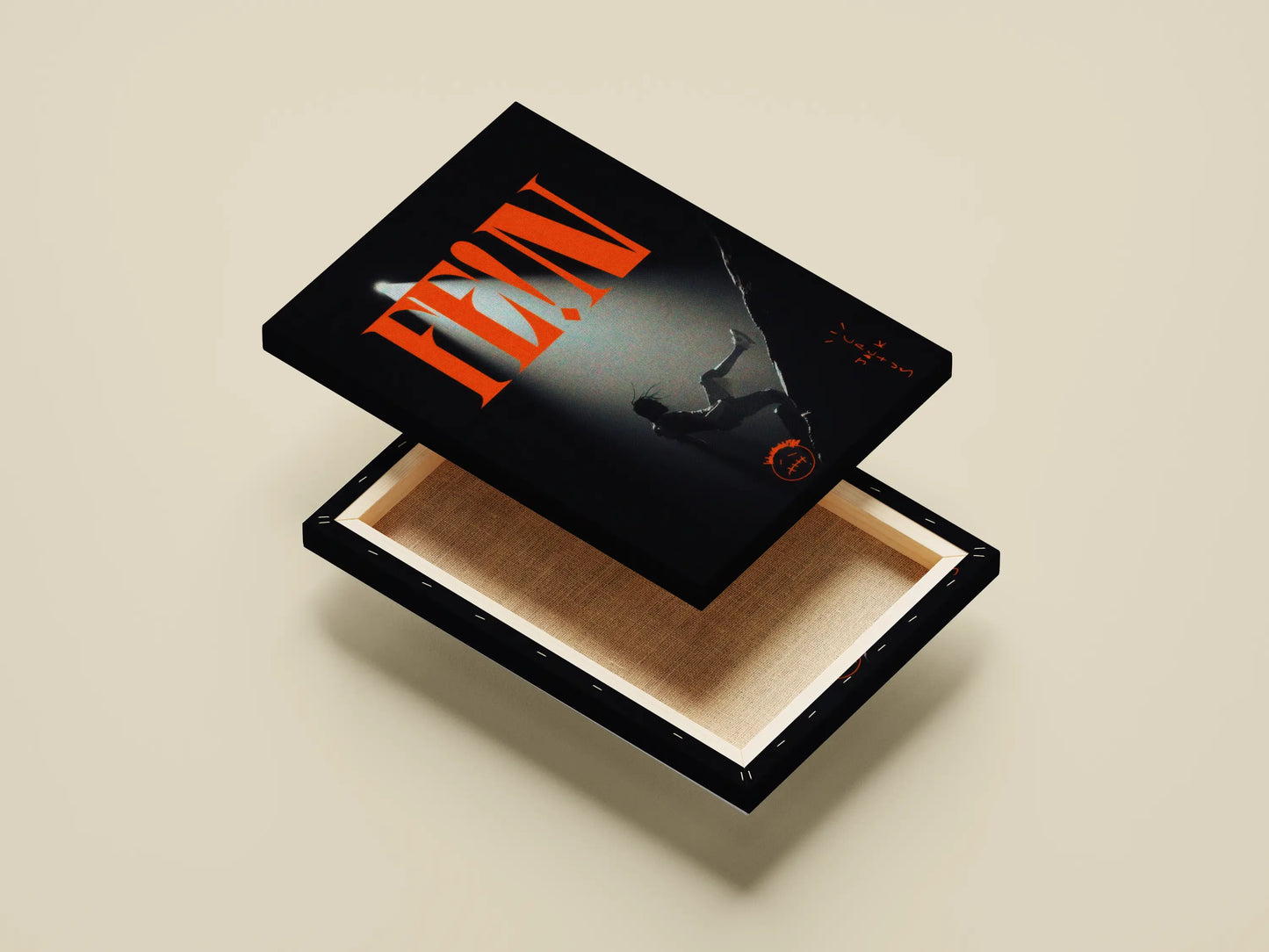 FE!N Travis Scott Poster | Dark Rap Art Print for Hip-Hop Fans & Collectors