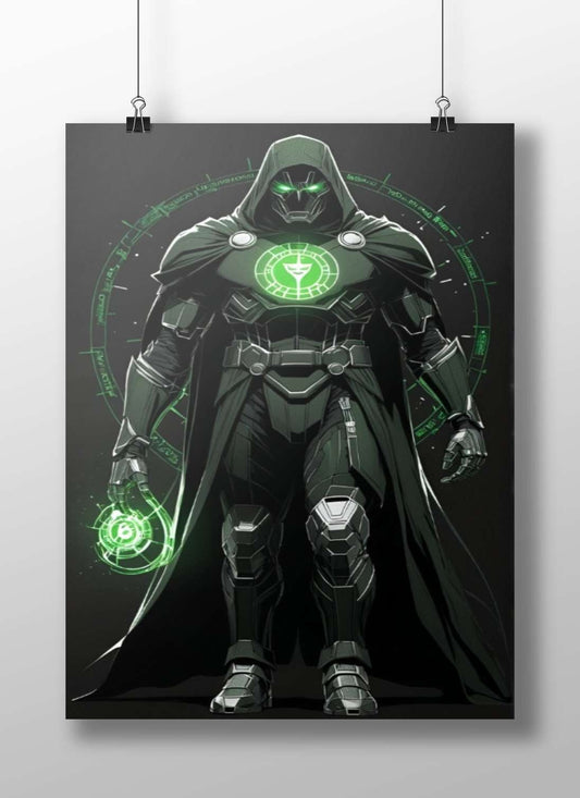 Green Lantern (DC Comics) Main Subject: Green Lantern (DC Comics) Matte BoizzBoard rigid print — Superhero wall art India |