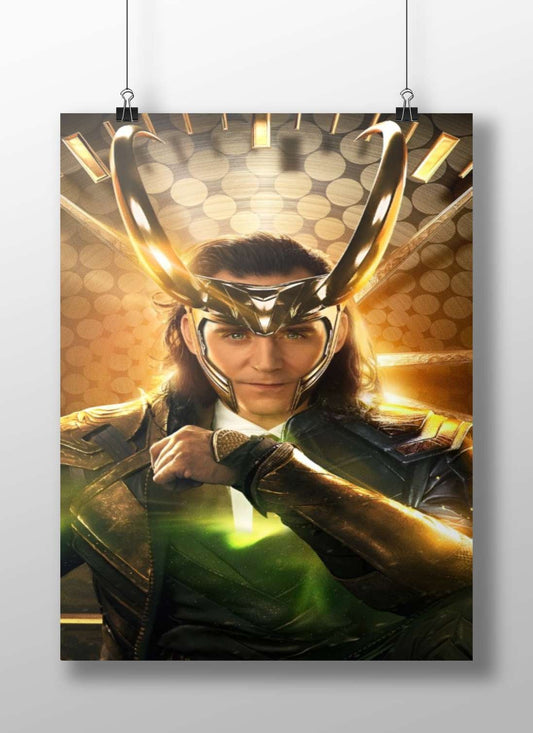 Loki (Marvel Cinematic Universe) Main Subject: Loki (Marvel Cinematic Universe) Matte BoizzBoard rigid print — Superhero