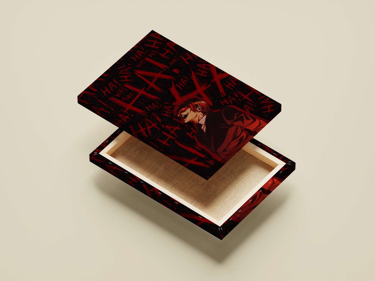 Kanji from Baccano! (Japanese anime series) Main Subject: Kanji from Baccano! (Japanese anime series) Canvas wall art β