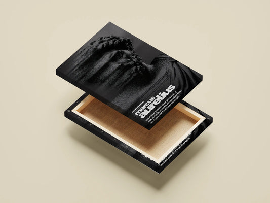 Marcus Aurelius Stoic Philosophy Poster – Minimalist Black Quote Print | “You Have Power Over Your Mind”