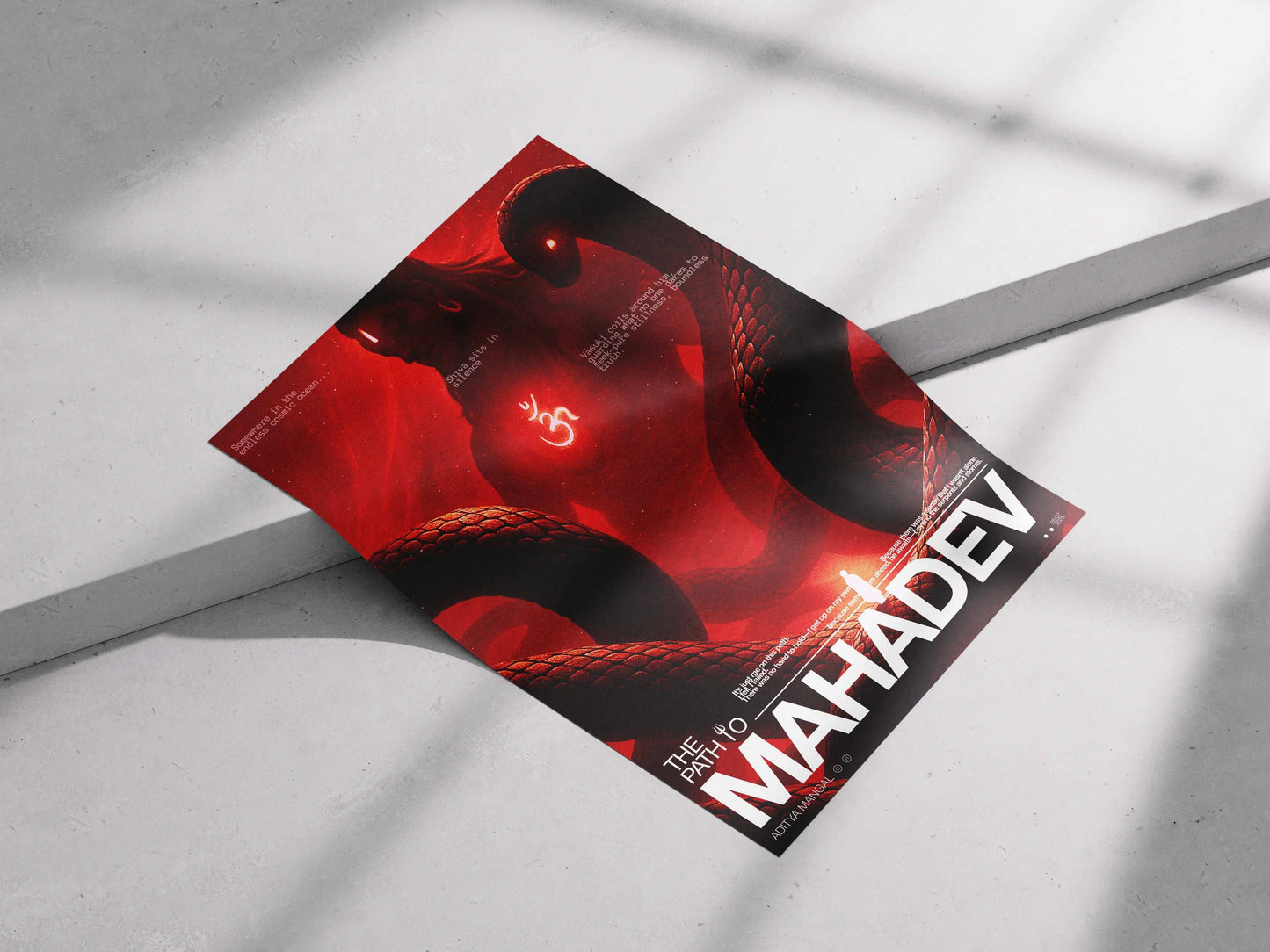 The Path to Mahadev – Lord Shiva Poster, Hindu Wall Art