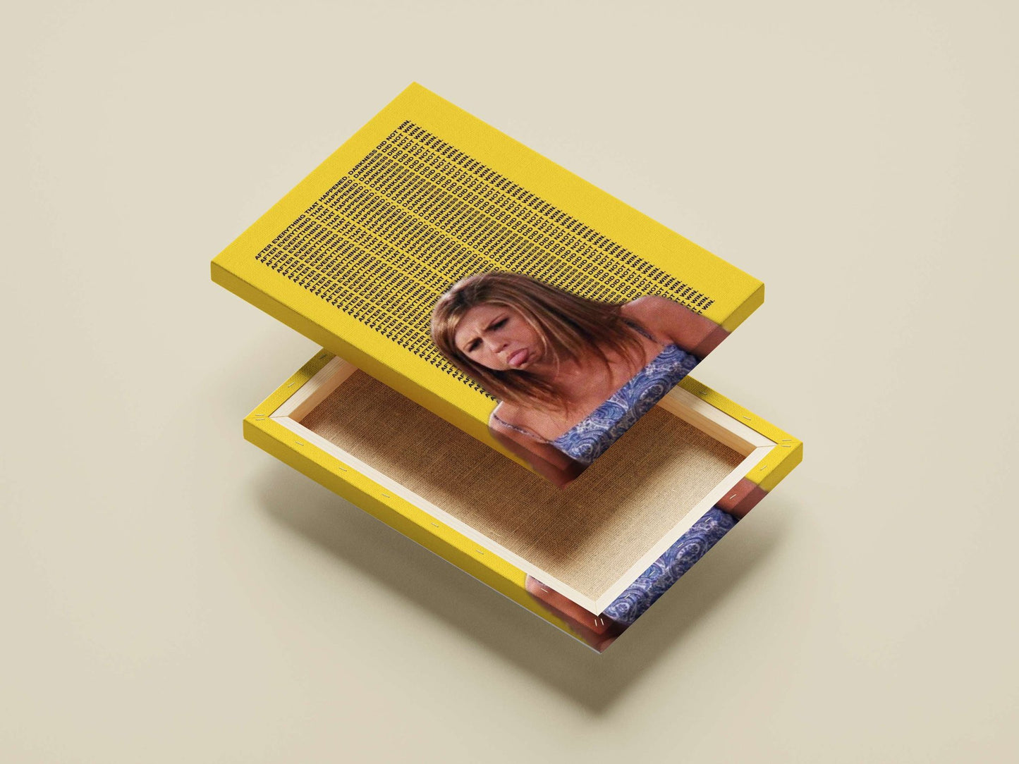 Jennifer Aniston Main Subject: Jennifer Aniston Canvas wall art — Hollywood wall art India | PosterBoizz
