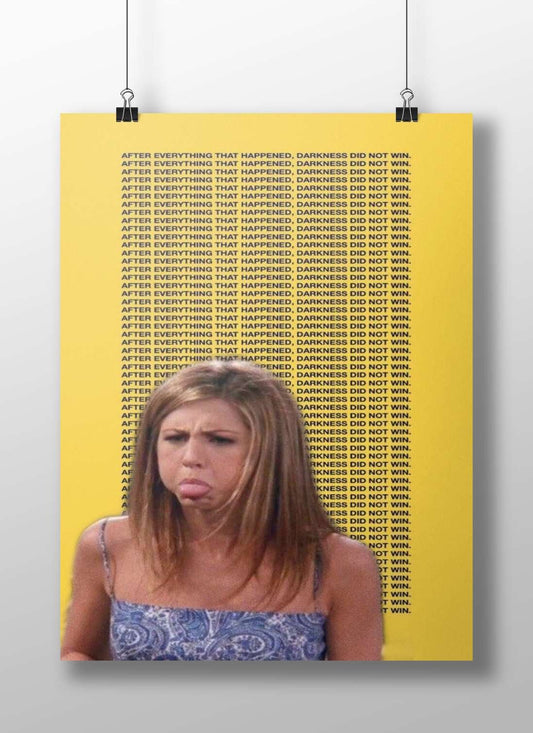 Jennifer Aniston Main Subject: Jennifer Aniston Matte BoizzBoard rigid print — Hollywood wall art India | PosterBoizz