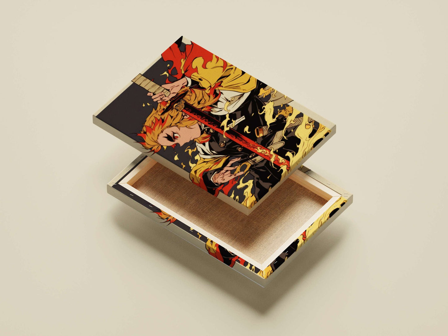 Tanjiro Kamado (Demon Slayer series) Main Subject: Tanjiro Kamado (Demon Slayer series) Canvas wall art — Anime wall art