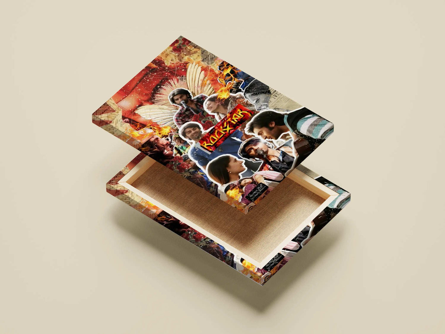 Rockstar Collage Poster – Jordan's Rise, Pain, and Passion | Ranbir Kapoor Tribute Art