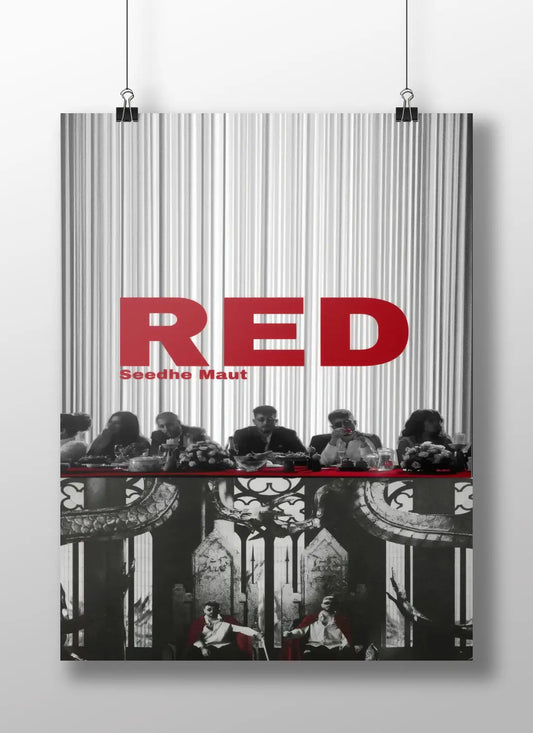 Seedhe Maut "RED" - Cinematic Dinner Art Print