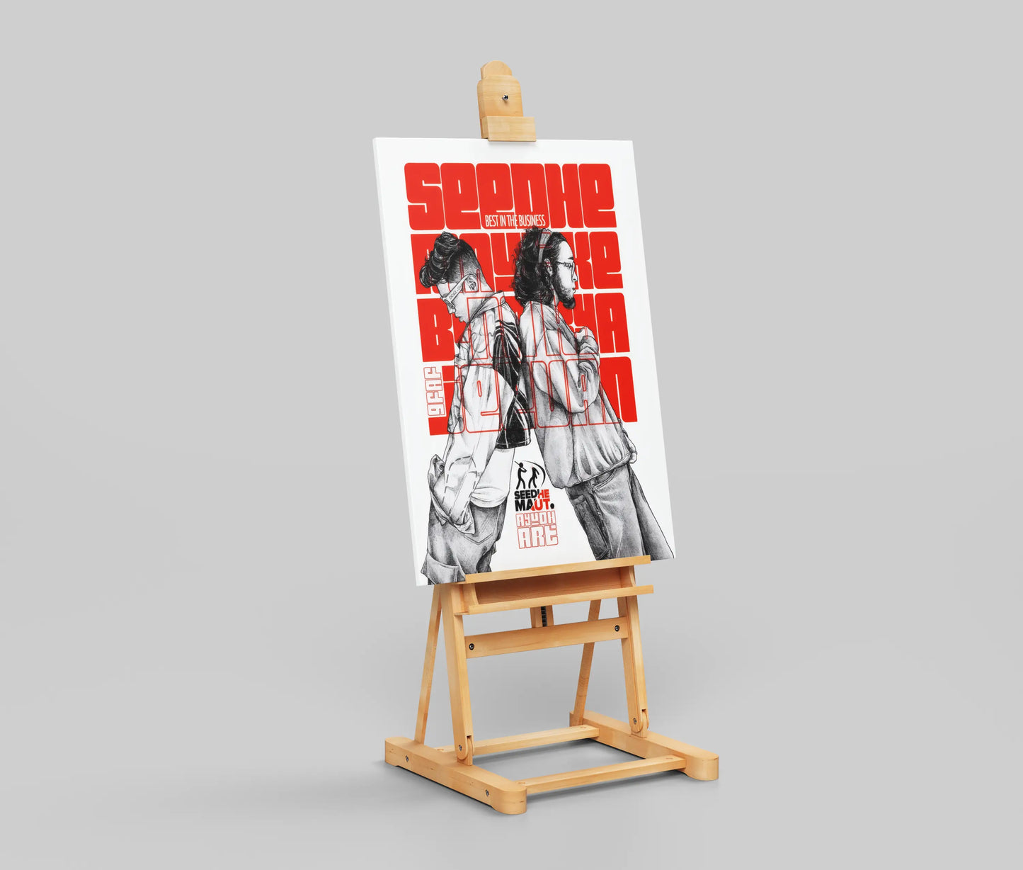 Seedhe Maut “Best in the Business” Poster – Ayyoh Art Edition | Desi Rap Fan Art Print