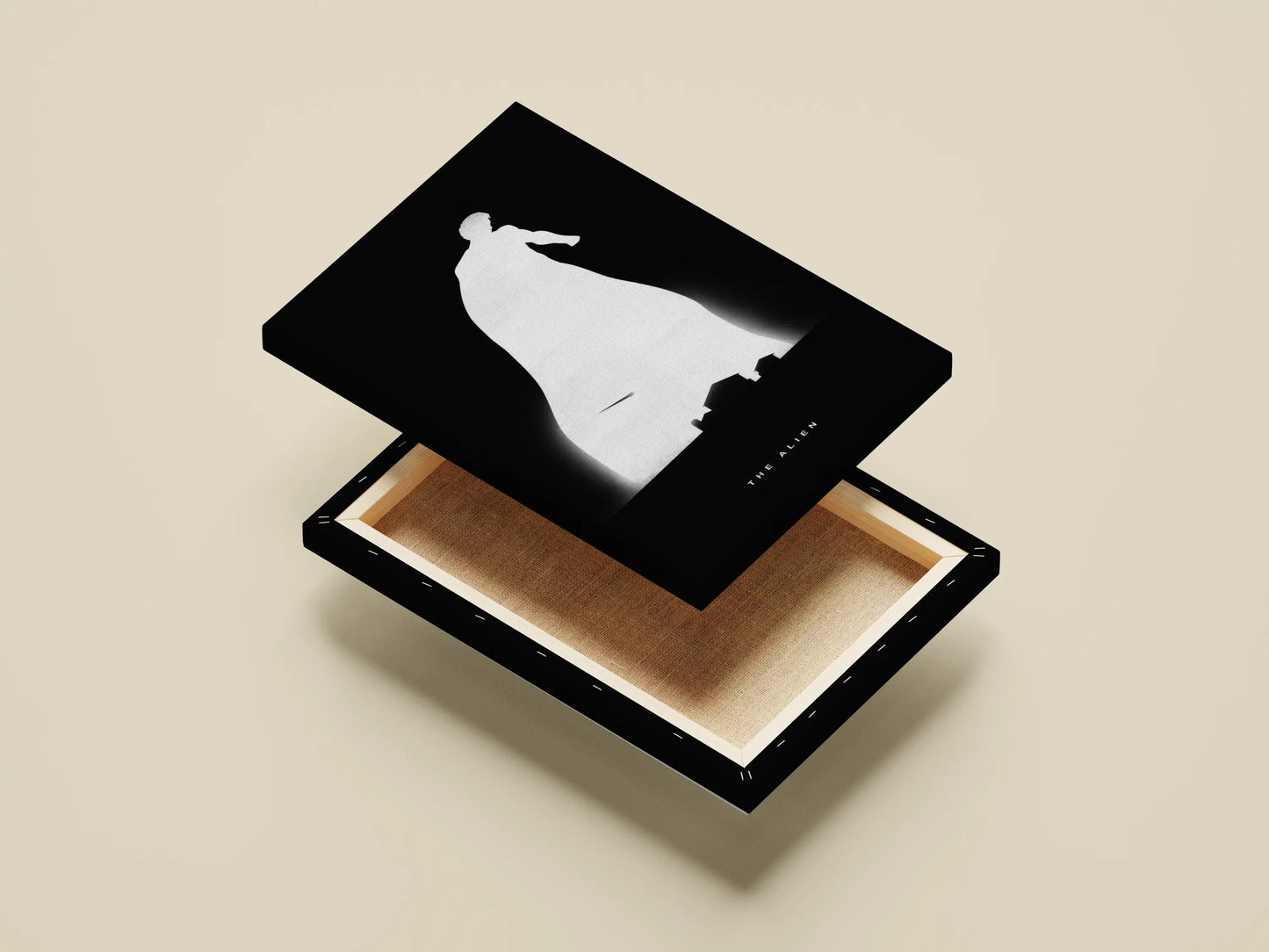 Superman "The Alien" Minimalist Art Poster - Kryptonian Origin & Clark Kent Tribute Print