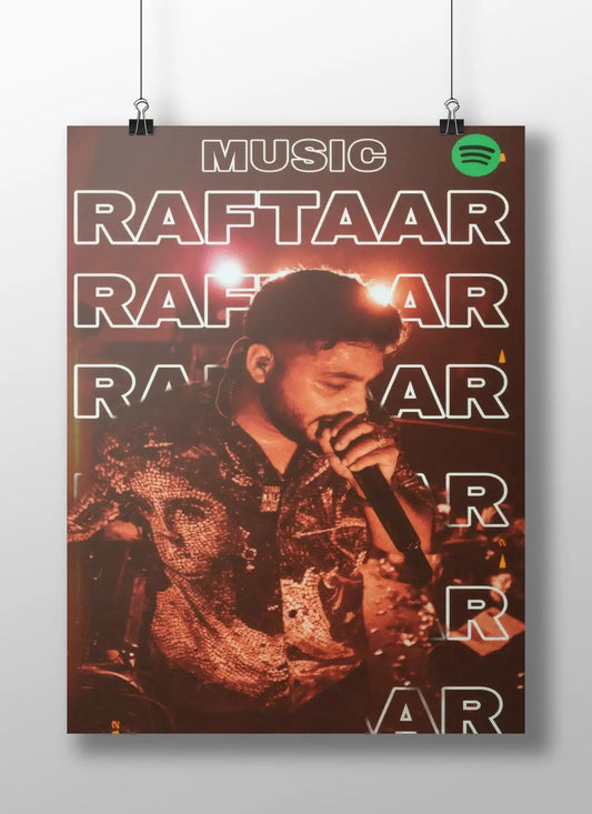 "Tera Bhai Raftaar" - Live Performance Music Poster