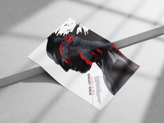 Superman Main Subject: Superman Matte poster print — Superhero wall art India | PosterBoizz