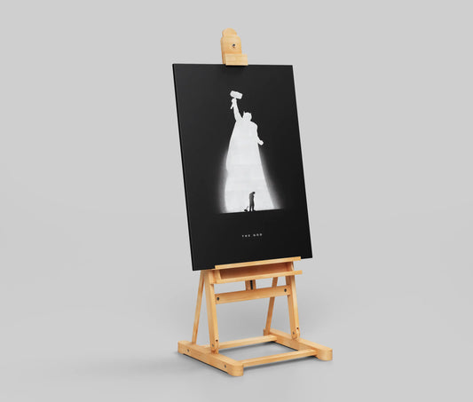 Thor "The God" Minimalist Art Poster - Mjolnir Asgardian Power & Worthiness Print