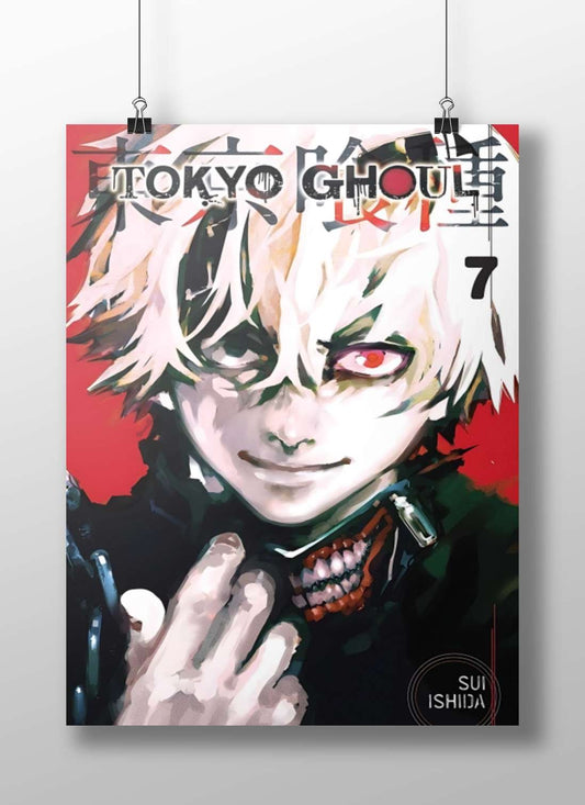 Kaneki Ken from Tokyo Ghoul (volume 7) Main Subject: Kaneki Ken from Tokyo Ghoul (volume 7) Matte BoizzBoard rigid print —