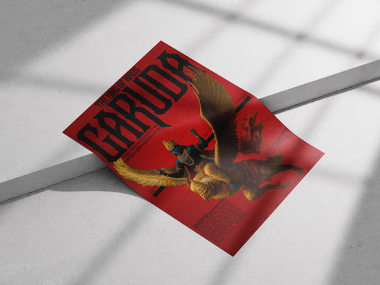 Garuda – The King of Birds Poster | Sanatan Warrior Art | Divine Strength & Wisdom Wall Decor